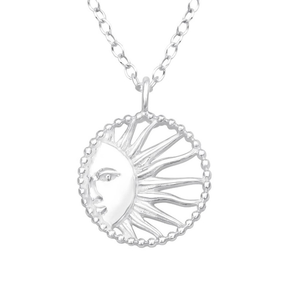 Sterling Silver Sun Necklace